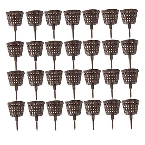 Engrais de bonsaï, panier d'engrais de bonsaï Panier de couverture à outils de jardin en plastique réutilisable pour plantes succulentes de plantes à fleurs 100pcs