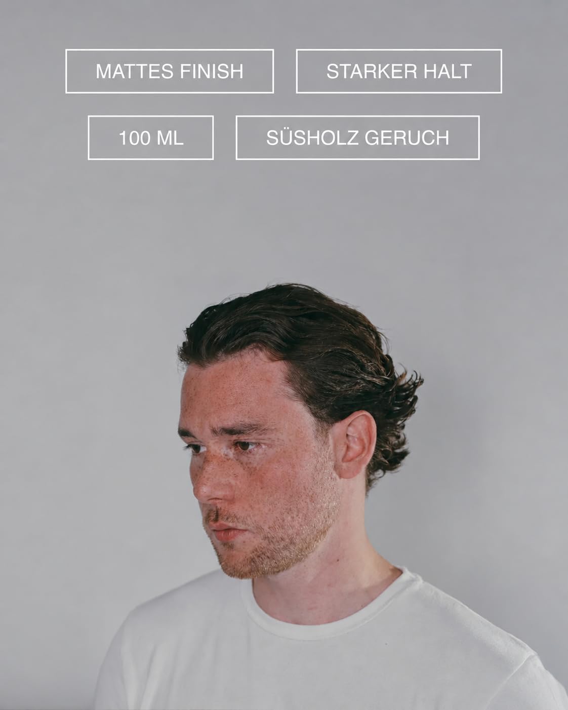Matt Haarwachs 100ml | Extra Starker Halt & Natürliches Matt-Finish | Professionelles Hair Clay | Süßholz-Duft