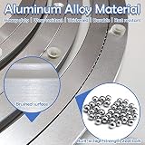 LuminaCreek Łożysko gramofonu ze stopu aluminium, łożysko podstawy gramofonu Stop aluminium srebrny Wiele rozmiarów 12-100 cm(80 cm)