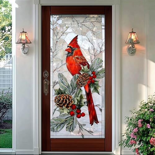 Vinilo decorativo para ventana con diseño navideño miniatura 6