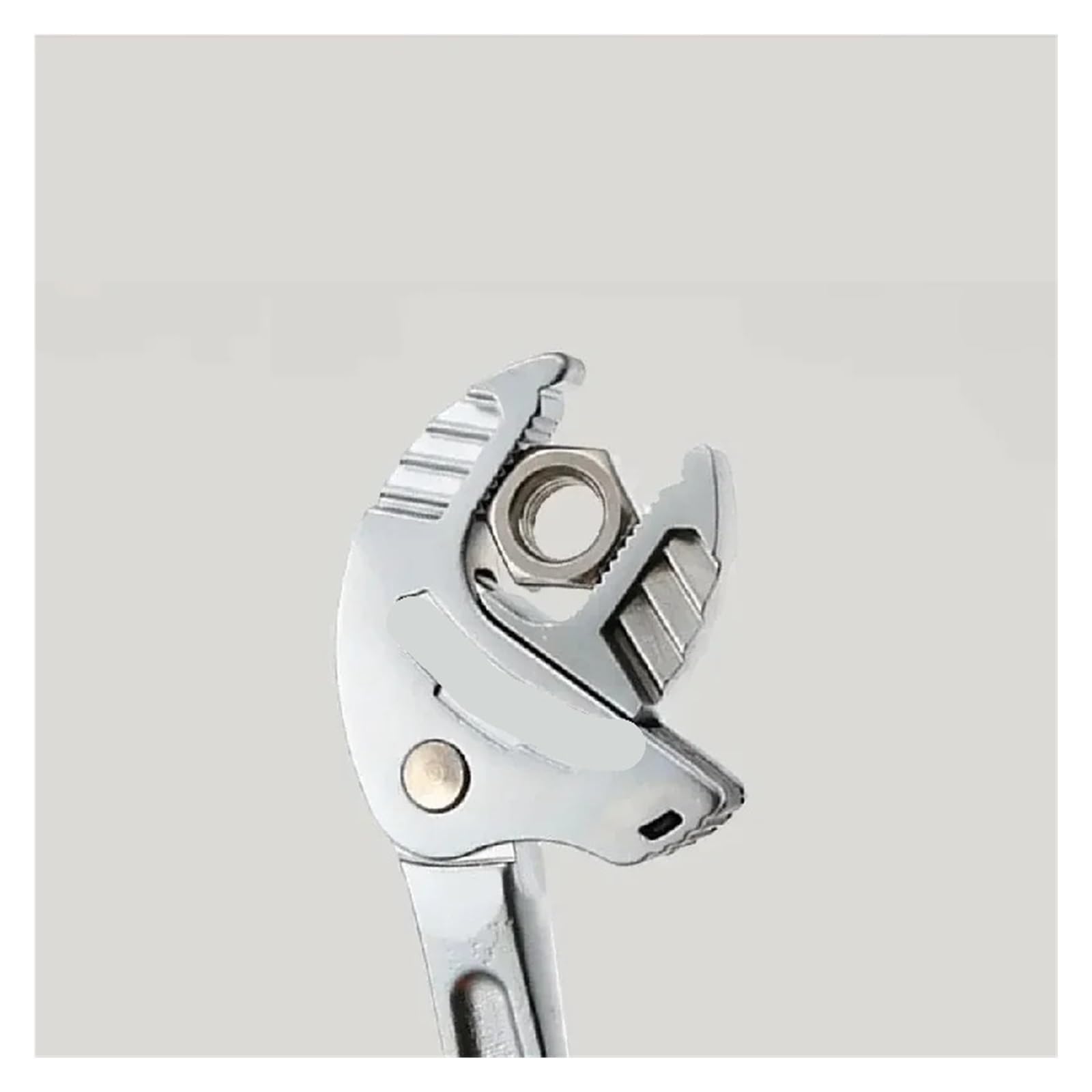 Pinza a Pappagallo Chiave industriale a granchio for impieghi gravosi con cricchetto autoregolante, ganascia larga for la produzione di tubazioni automobilistiche(16-19 mm)