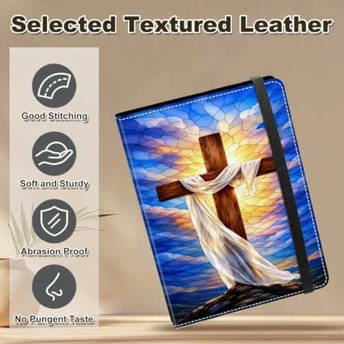Image of Photo Album 4x6 120 Photos with Strong Elastic Band, Radiant Faith Cross