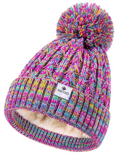 Haitho Kids Toddler Winter Hat With Pom Pom cover