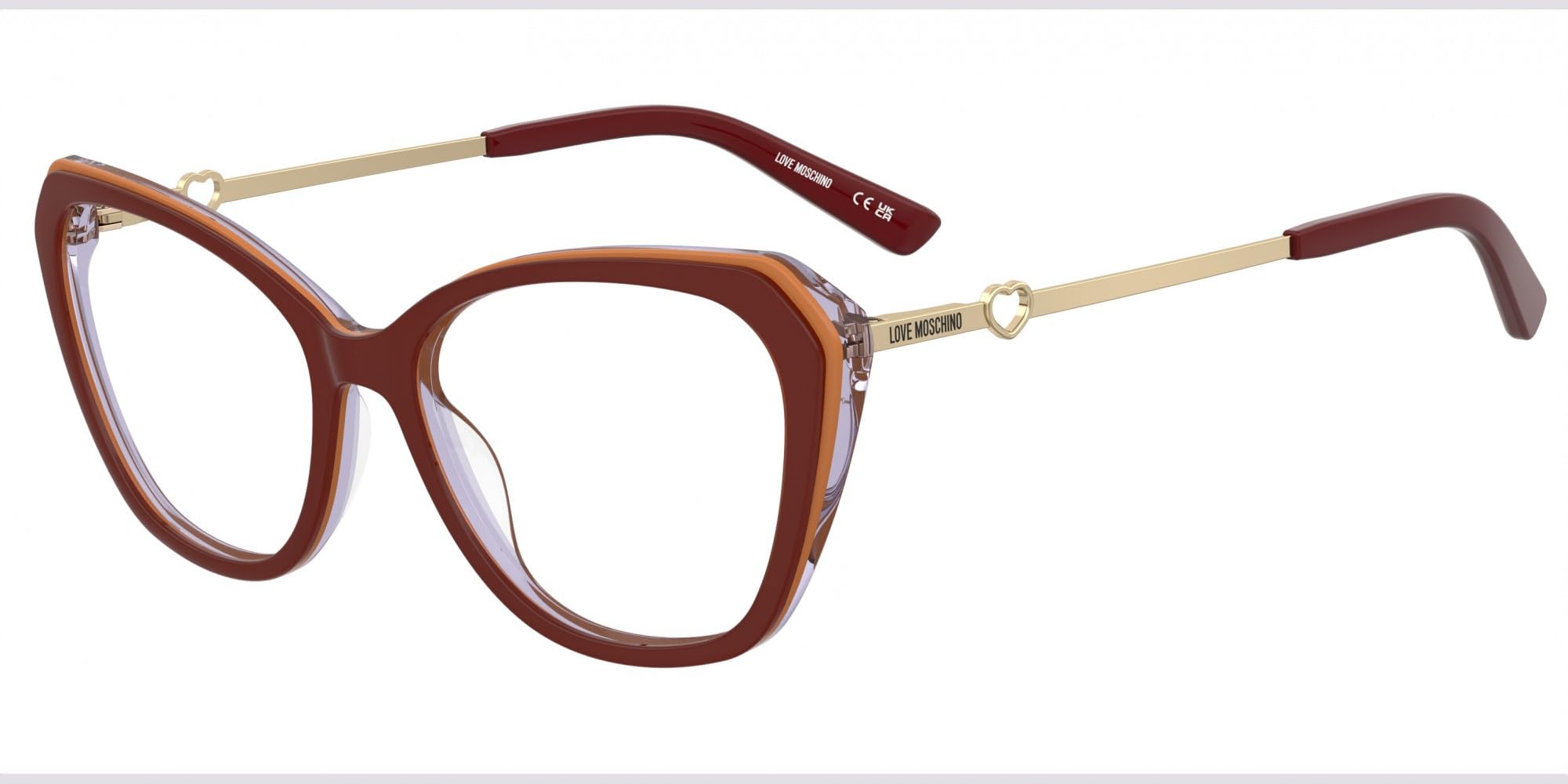 GAFAS MOSCHINO LOVE - Modelo: MOL653_ C: RED MULTIC/Eye size: 56 - Bridge size: 17 Cura della persona e salute