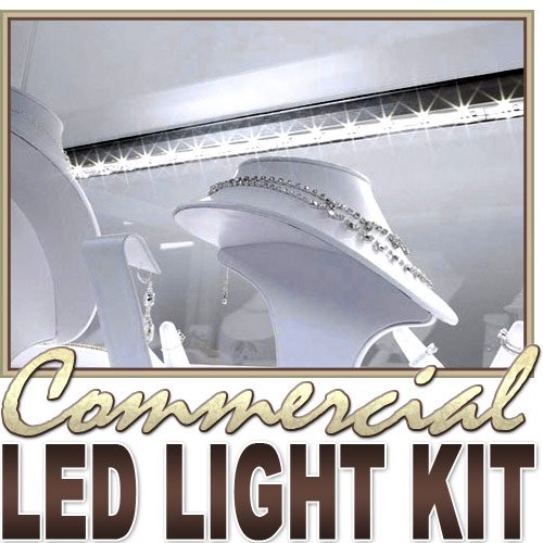 Biltek 2' Ft Cool White Store Sign Retail Counter On/Off Switch Led Strip Lighting Smd3528 Wall Plug New - Storefront Windows Glass Displays Dj Bar/Night Clubs Restaurants Hotels Waterproof 220V #TOP5