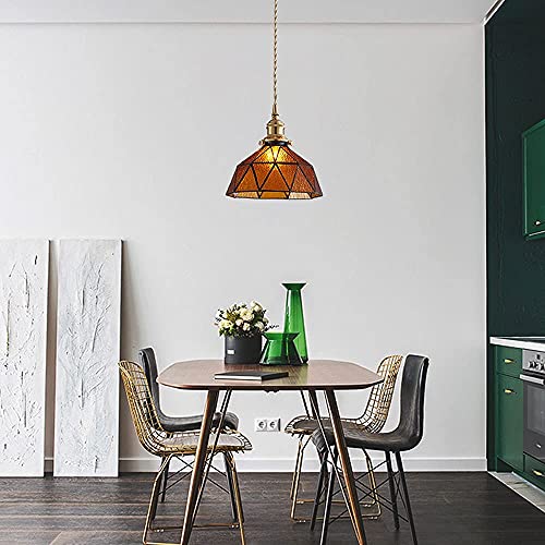 Iluminación colgante retro industrial con lámpara de araña 3