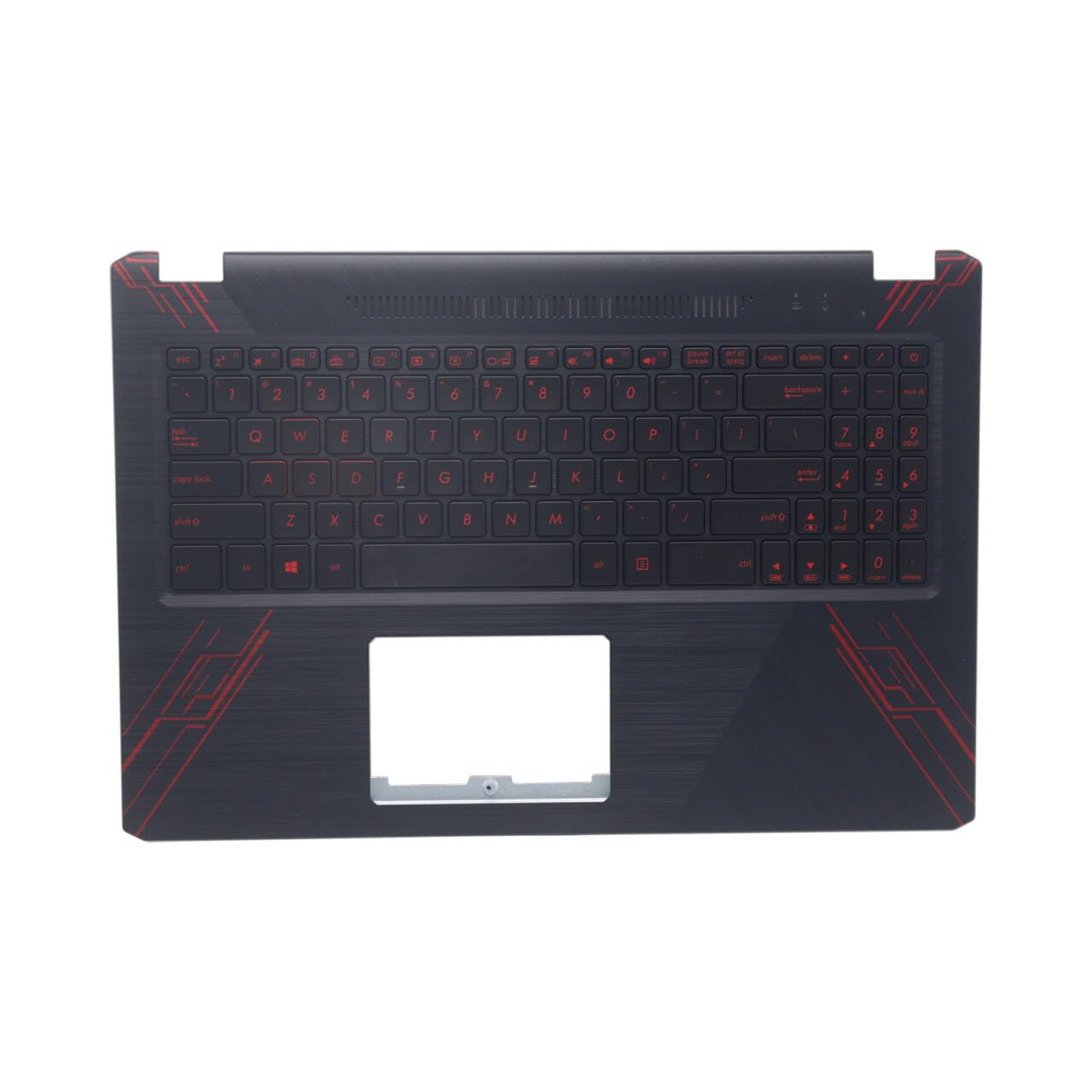 New Replacement Palmrest for Asus X570 K570 F570 A570 R570 FX570 Upper Case with Backlit Keyboard US 90NB0HS1-R31US0