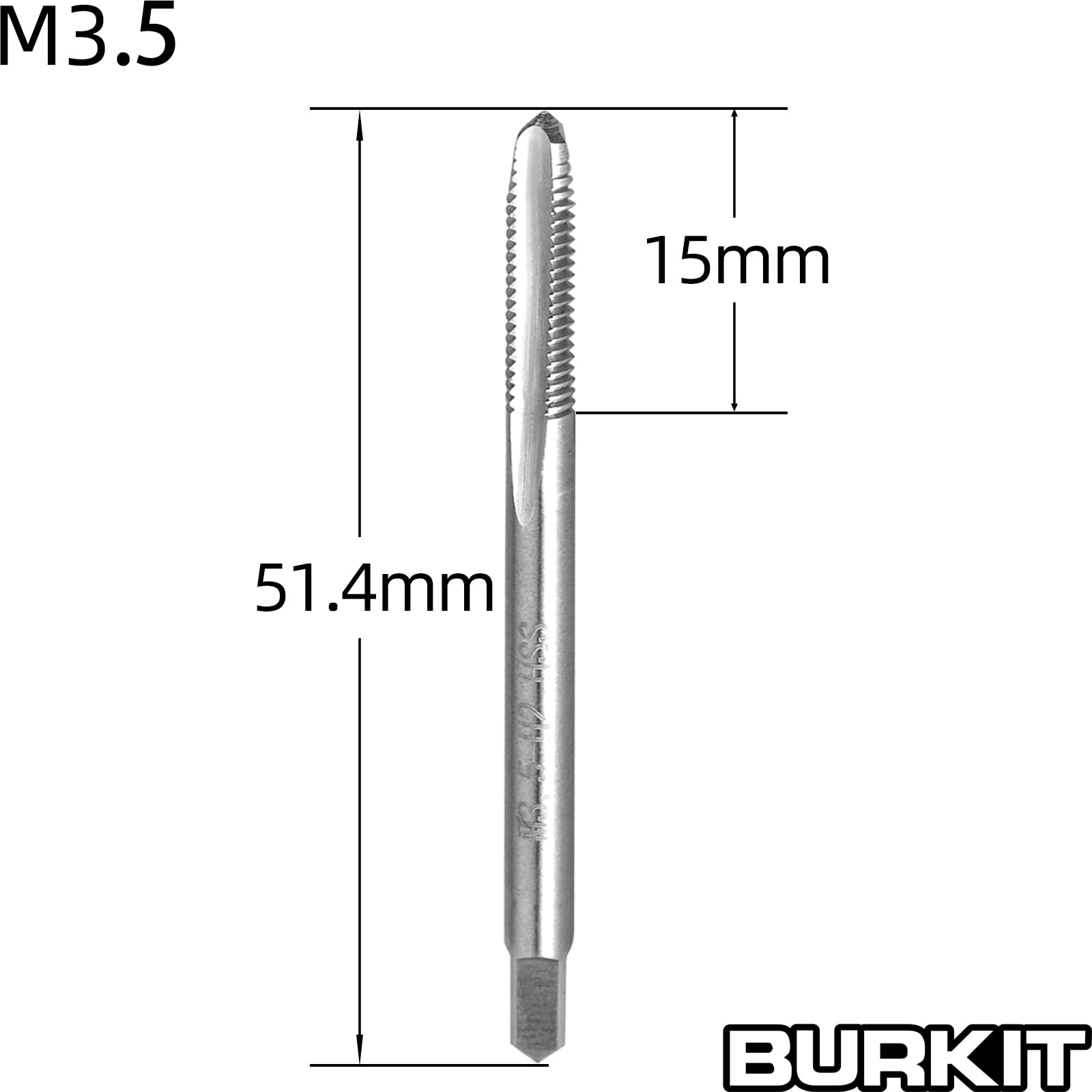 Burkit M3.5 X 0.6 Tap and Die Set Right Hand — Amazon image 2