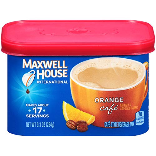Buy Maxwell House International Orange Cafe Instant Coffee (9.3 oz Canisters, Pack of 4) Maxwell