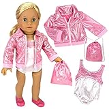 Doll Clothing for 18 Inch Doll Gymnastics 3 Pc. Set Fits 18 Inch American Girl Doll Clothes & More!...