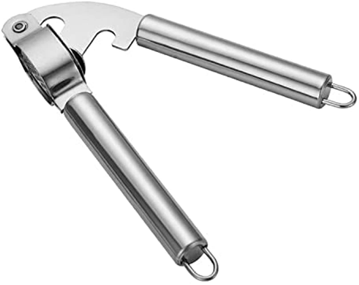 ZMREN Knoblauchpresse Aus 304 Edelstahl - Robuster Garlic Crusher Mit Breiten Griffen