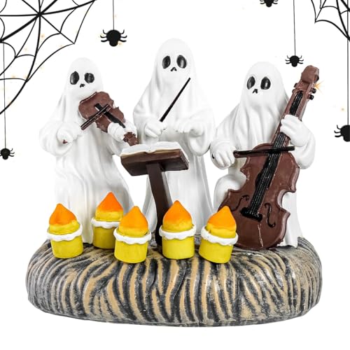 Generisch Estatua de Halloween – Figuras de Halloween, decoración, espíritu para interiores, escritorio, salón, estantería, decoración del hogar