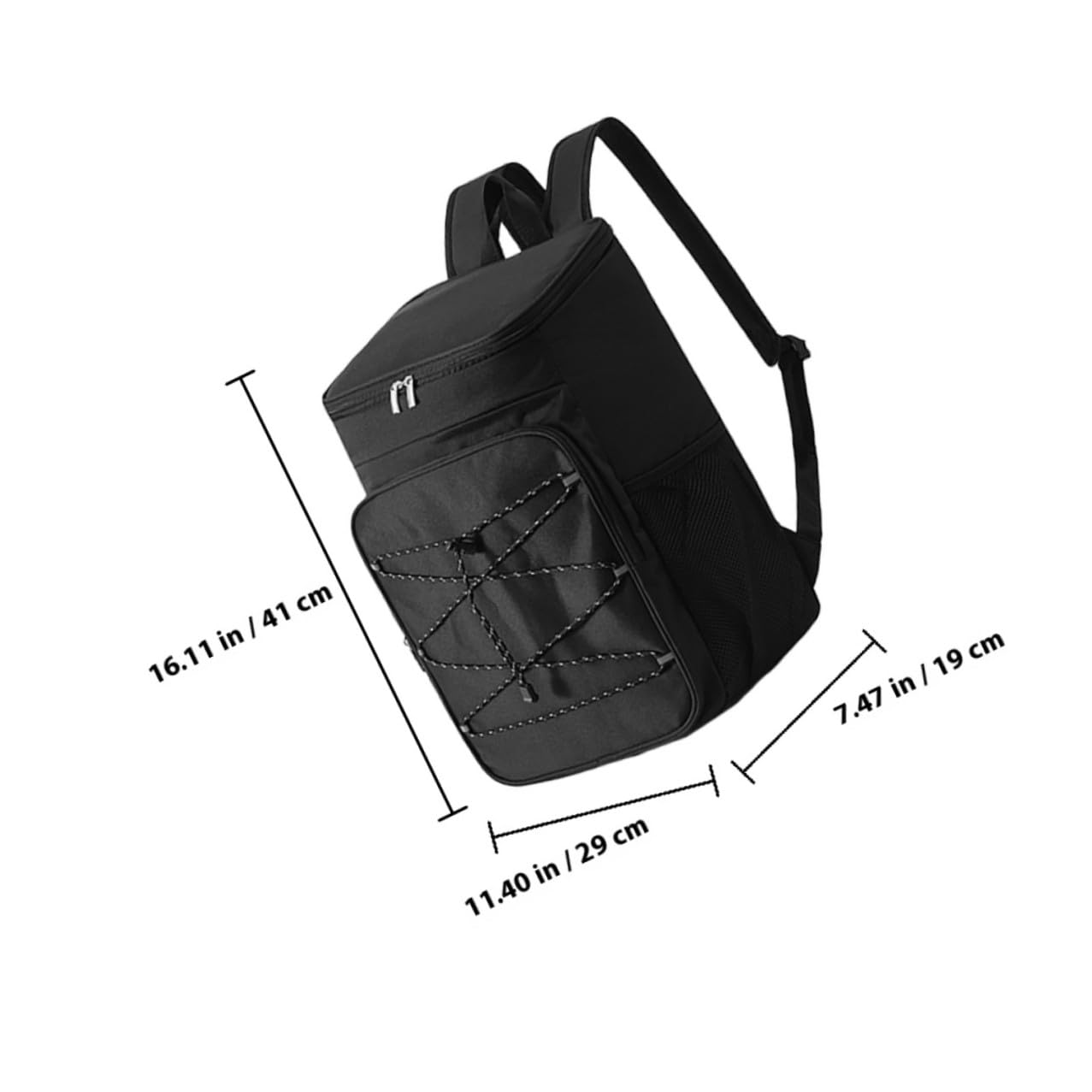 GLEAVI Zaino Termico Porta Pranzo Oxford Rivestimento Peva e Alluminio, Grande capacità, Isolamento per Mantenere Caldo o Freddo, per Picnic All'aperto