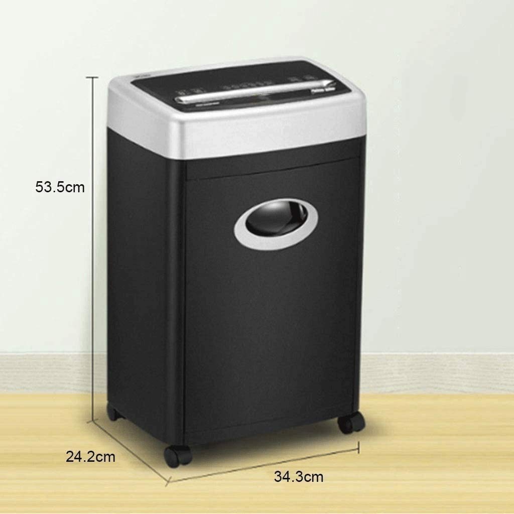 Trituradora de Papel de Micro-Corte de Alta Seguridad de 8 Hojas, Tarjetas de crédito/Grapas/Clips trituradoras for Oficina y Uso doméstico, 5L PLETOUT FALSBASKET
