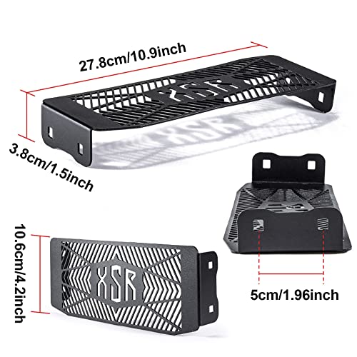 Kühlerschutz für Motorräder für Yamaha XSR-125 / XSR-155 2019 2020 2021 2022 2023, PSLER Kühlergrill Wassertanknetz Schutzgitter Grillabdeckung