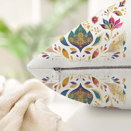 Housse de coussin 70x70 violette grand format avec impression double face - 5