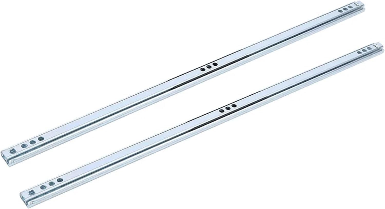 Drawer Runners Slides 2Pcs Sliding Guide Rail Furniture Slide Closet Wardrobe Cabinet Slideway(342mm)