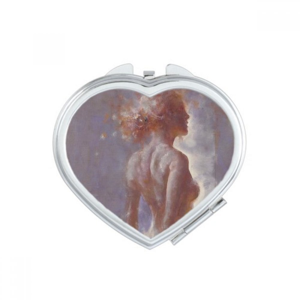 Miroir de maquillage mignon pour éviter les imperfections en déplacement