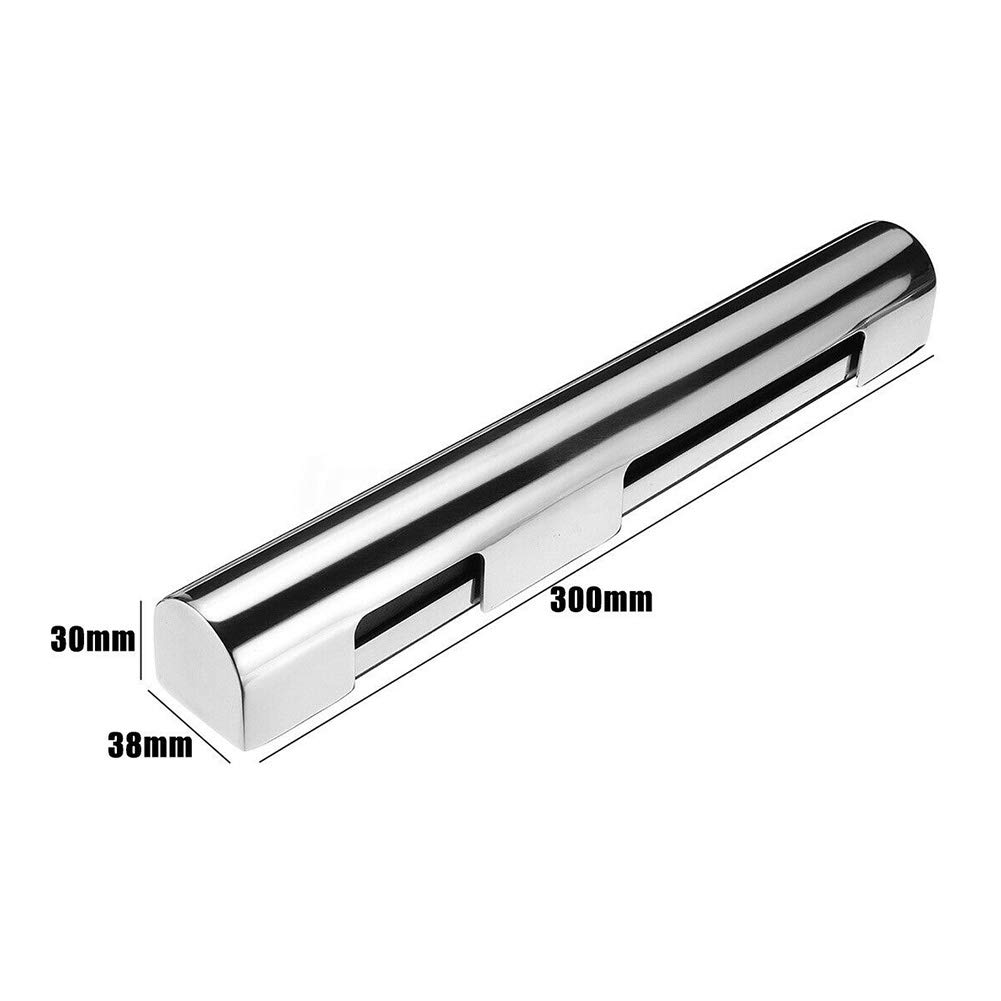 ANAJOY Serrure de Moteur Hors-Bord Marine Avec 2 Clés, Dispositif Antivol en Acier Inoxydable pour Yacht/Bateau de Pêche/Hors-Bord (Argent)