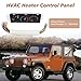 VOFONO 55037473AB HVAC Heater Blower Motor Control Switch Fits for 1999-2004 Jeep Wrangler TJ Part Number BL101, HS-373, Climate Control Module Panel with Wiring Harness