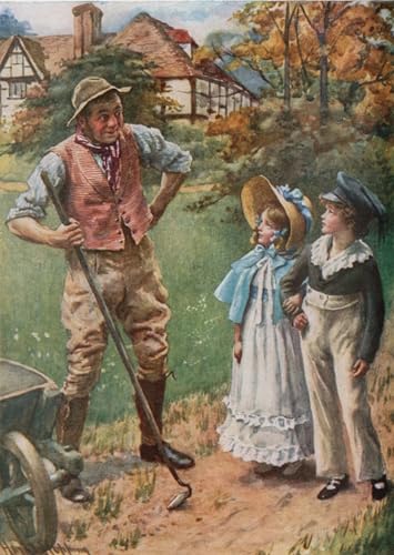 Impression d'affiche sur toile Le couple en fuite par Harold Copping portrait d'art 60x90cm