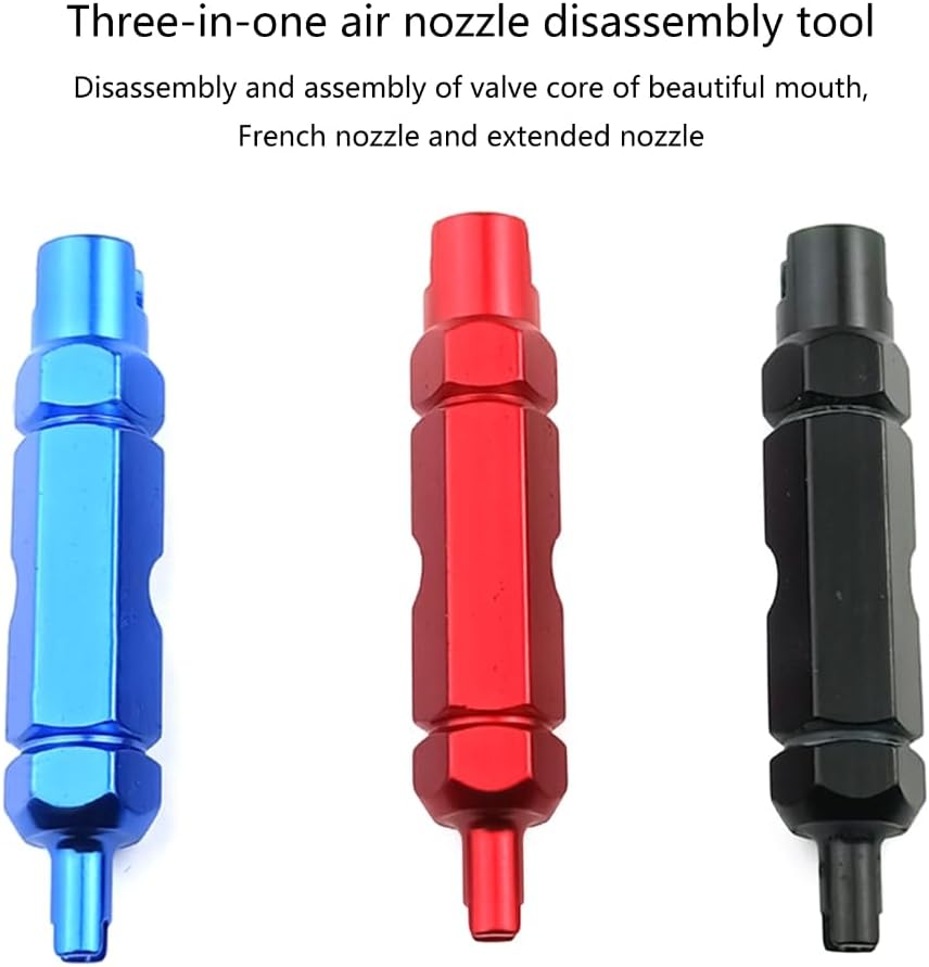 Valves Cores Remover Valves Extender Tire Repair Tool for Schrader and Valves Easy Inner Tube Maintenances Tool