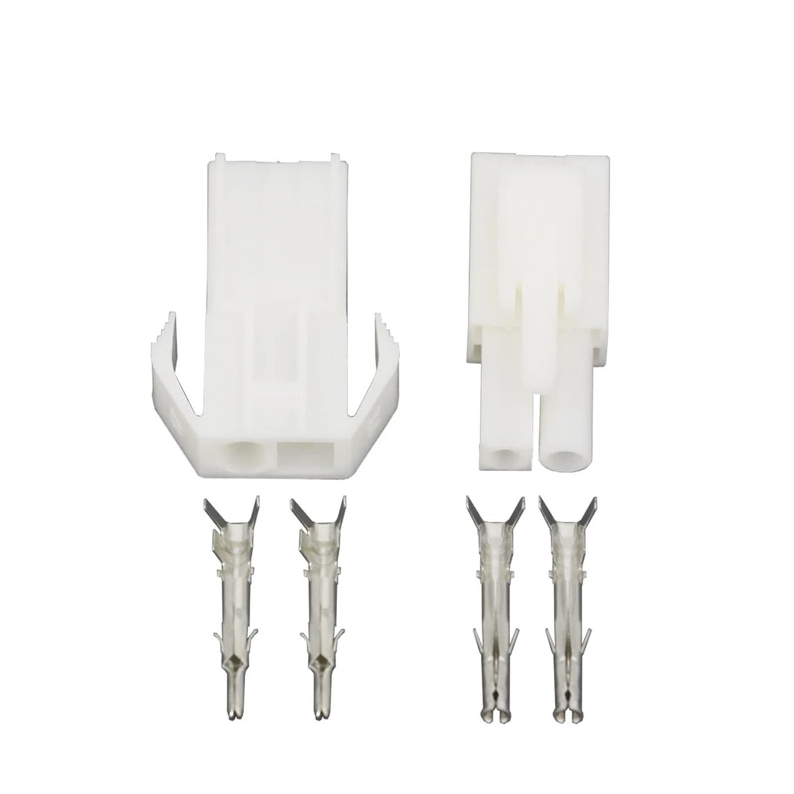 wangkeying 10 Sets EL-2P Small Electronic Connector 4.5mm Spacing, EL-4.5 2P Multipole Connectors Male And Female Plug + Terminals
