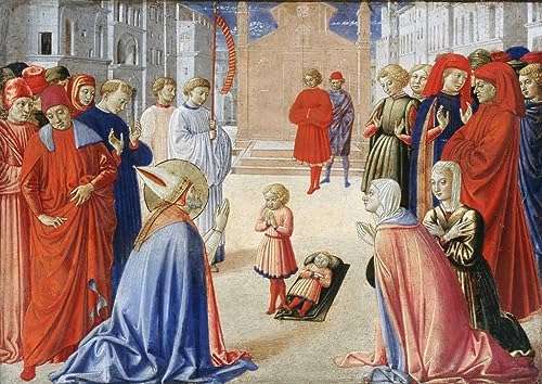 Impression sur toile zenobe de florence gozzoli haut de gamme pour grand salon