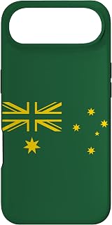 Australia Flag Green and Yellow Sports Athletic Jersey Case for iPhone Air