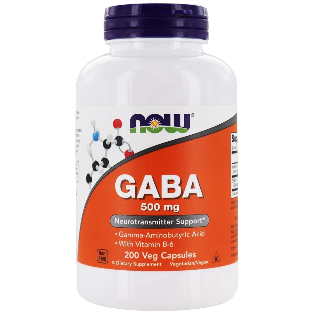 Now Foods Gaba 750Mg 100 Veg Capsules