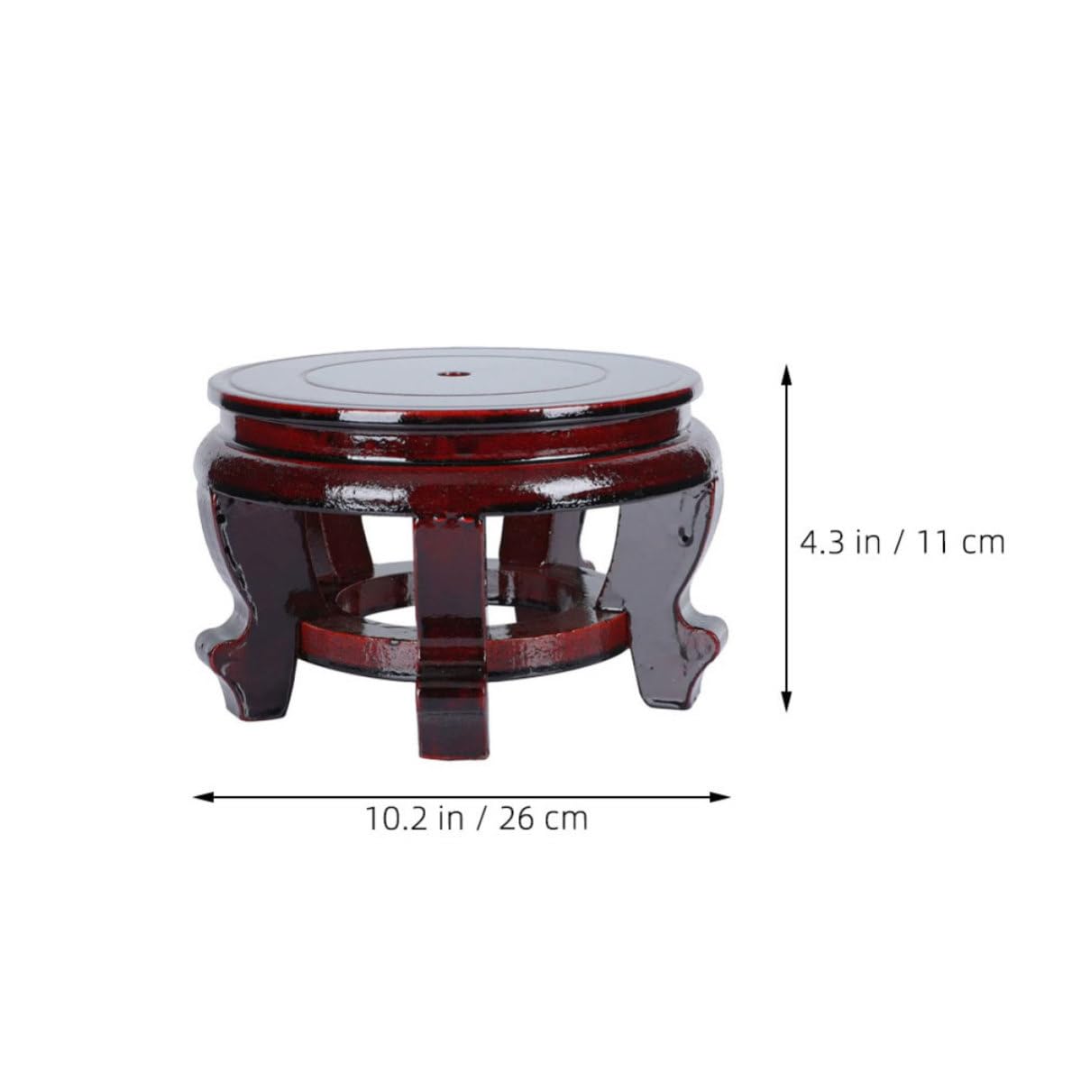 Soporte para Macetas de Madera Maciza Soporte Estable Base Redonda para Maceteros y Acuarios , Adecuado para Ambiente Interior y Sala de Estar