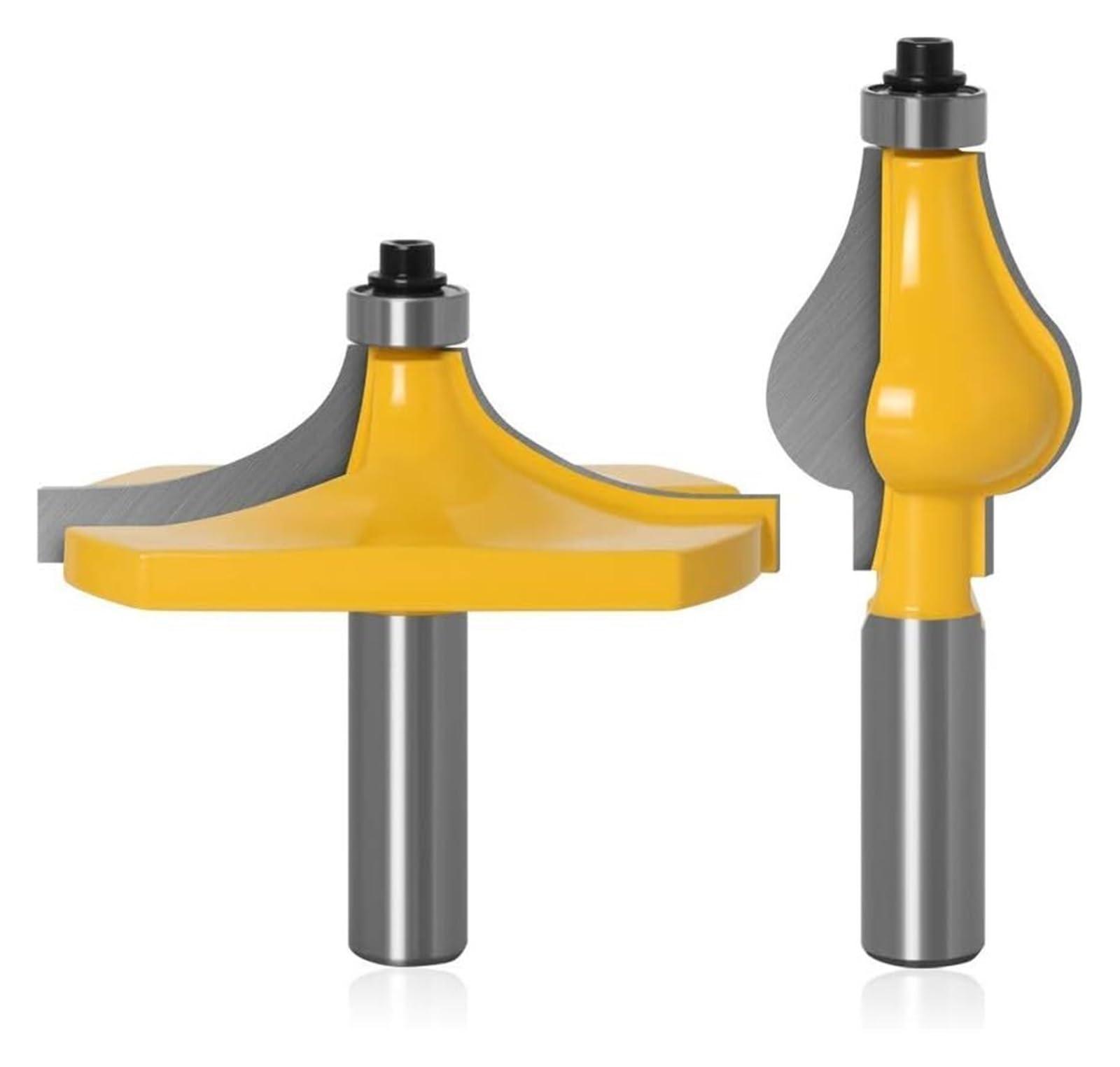 Punte da trapano Fresa per cerniere con punta in m Punte Standard/Flute Line Woodworking Cutter Tenon Cutter, gambo da 1/2" gambo da 12 mm Andrail Router Bit Set, utensili for lavorazione del legno Cu