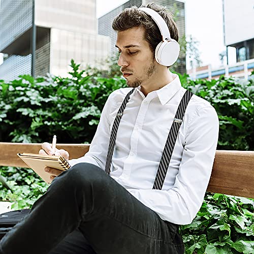 Image of Suspenders for Men, Adjustable Suspenders with Elastic Straps Y-Back Construction Heavy Duty for Work