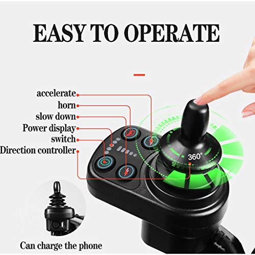 GJZhuan Leggero Sedie a rotelle elettrica for