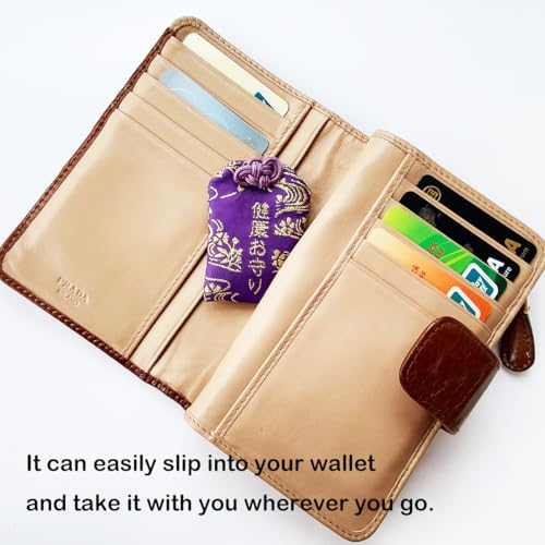 Image of Handmade Traditional Japanese Omamori Blessing Lucky Amulet for Good Health Hanging Fortune Bag Gifts for Women Men