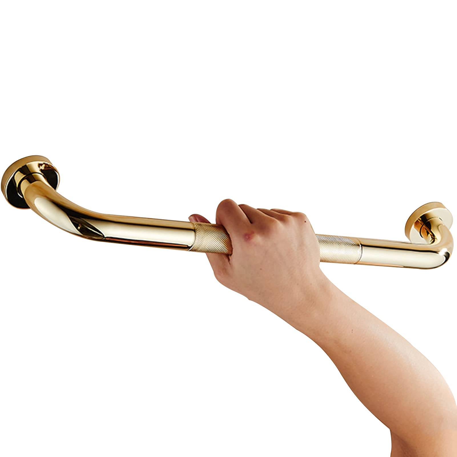 Asta Per Doccia In Rame, Wc Per Doccia Antiscivolo Di Sicurezza, Supporti Ausiliari Per Bambini Anziani, Infortuni Per Disabili In Gravidanza E Post-Operatori (Oro 32 Cm)