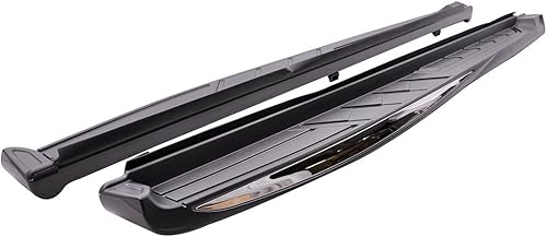 Miniatura 2 de IKON MOTORSPORTS Estribos compatibles con Nissan Murano 2015-2024, estilo de fábrica, color negro, ABS con escalones laterales Nerf Bars, 2016 2017