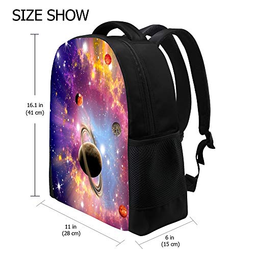 Sac à dos d'école ZhiMi en maille polyester respirante de taille unique - 3