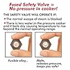 Hawkins Aluminium Safety Valve For All Hawkins Pressure Cookers From 1.5 Litre To 14 Litre, Black, Standard (BP SV), 14 Liter #4