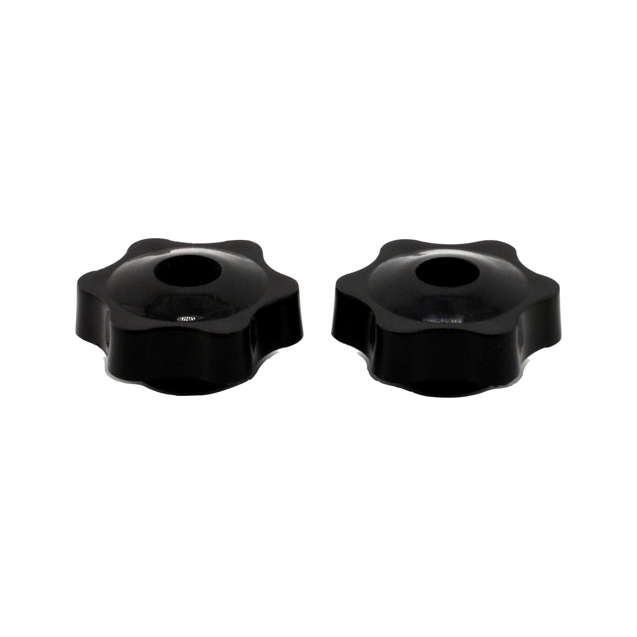 VanEssential L-Track Fastening Knob Single Stud Bolt M10 x 1.0 Thread (Metric) Plastic Venture Track Accessory Black - 2pcs