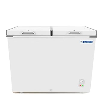 Blue Star CHFDD400MGEW Double Door Deep Freezer (400 L, White)