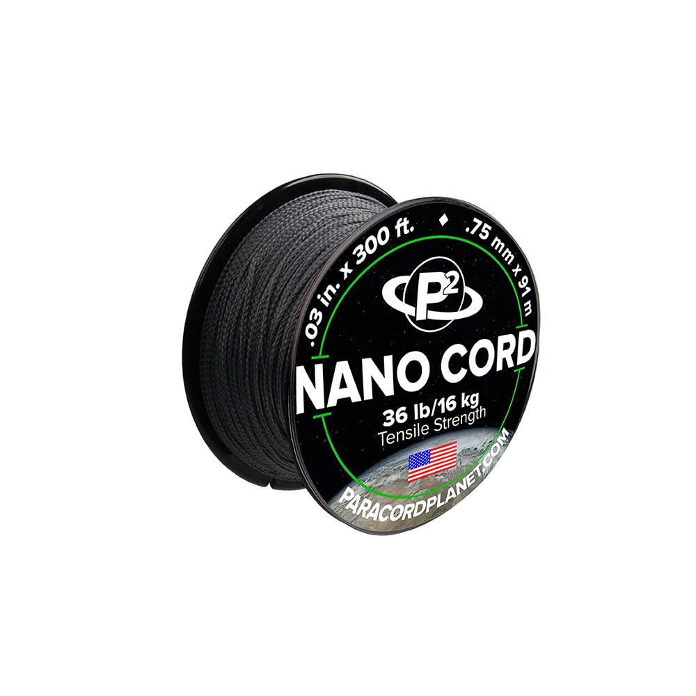 Paracord Planet Nano Cord –Lightweight Nylon Nano Paracord – Great for Arts & Crafts, Home Décor, Camping and More!