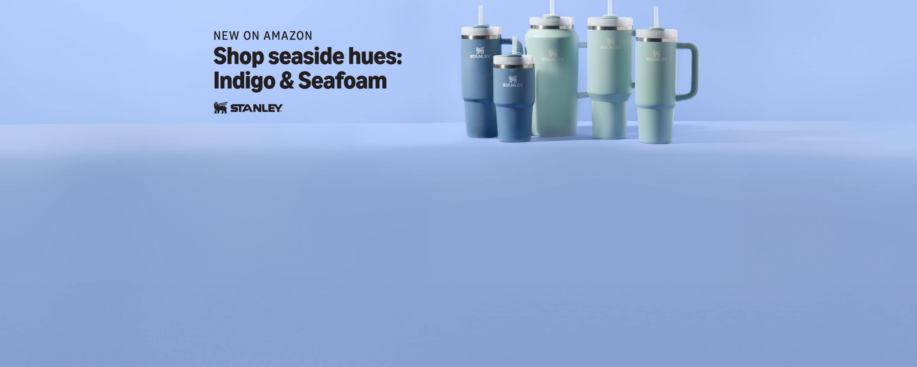New on Amazon
Shop seaside hues: Indigo & Seafoam