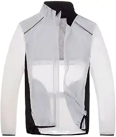 Jaqueta Corta Vento Refletivo Bolso Invisível Ciclismo Bike