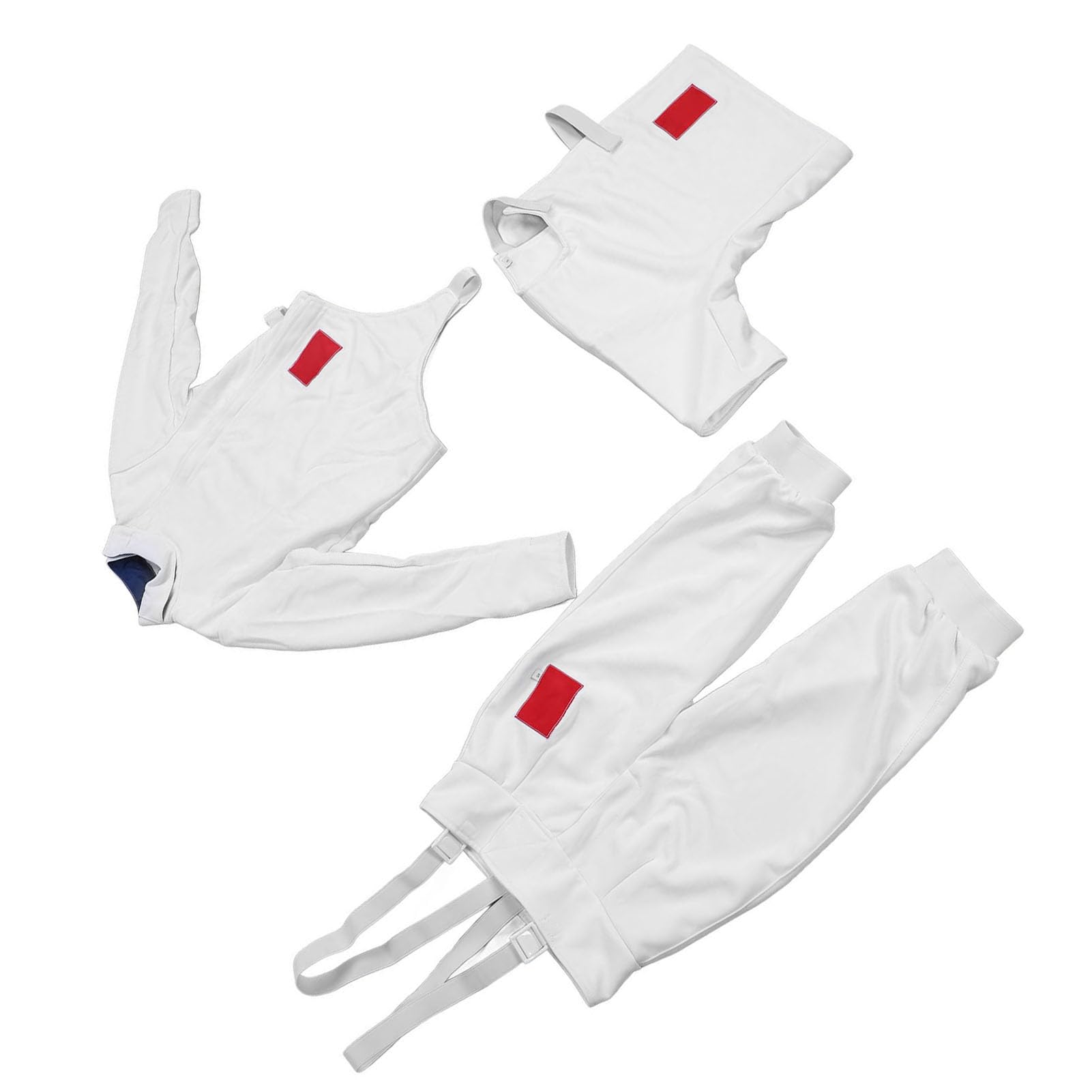 Traje de Uniforme de Esgrima CE350N Certificado para Niños y Jóvenes Ajuste Personalizable Transpirable