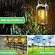Fuqiduo Solarlampen für Außen Garten, 4 Stücke Solar Gartenleuchten mit Warmweiß Wolfram Licht, IP65 Wasserdichte Solarleuchte für Garten Rasen Terrasse Hof, Warmweiß