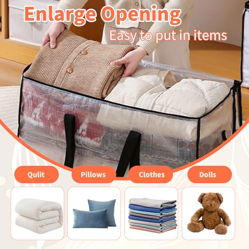 Sac de rangement clair Yitexin imperméable pour éviter la poussière - 8