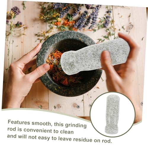 Pestle de Piedra Manual para Ajo Cocina miniatura 3