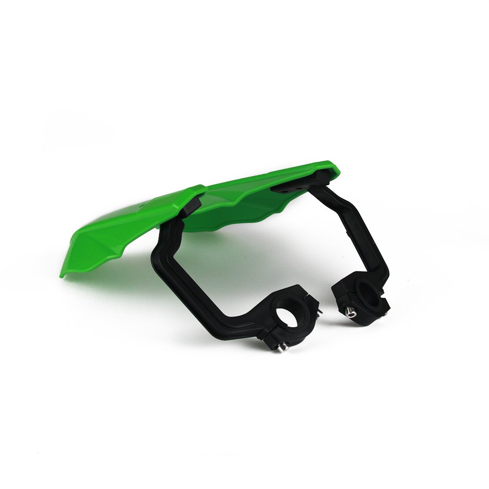 AnXin Paramani da 22 mm e 28 mm, per moto da cross, motocross, KLX 110, KLX, 140, 140G, KLX, 125, KX125, KX, 65, KX85, KX100, KX80, KX65, KX112, verde