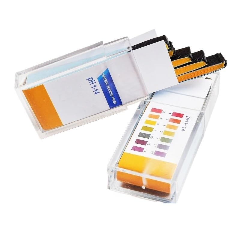 100 Tiras/Caja de Papel for Prueba de pH de Laboratorio, Tiras de Prueba universales de pH ácido y alcalino, pH Humano, líquido amniótico del Suelo, pecera(20 Boxes) | 20 boxes